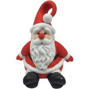 "Here Comes Santa Claus" Musical Santa Figure